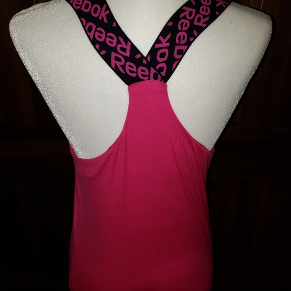 Workout Ready Reebok Misses sz M Hot Pink shirt Tank Top - Picture 6 of 7